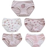 TOMORI Cute Japanese Anime Panties for Women Girls Soft Cotton Underwear Low Rise Briefs Pink, Large