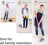 SDARISB Broom Dustpan Set with 127 cm Extendable Handle Rotatable Head view 3