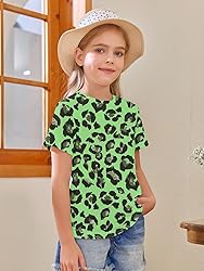 Girls Short Sleeve T Shirts Kids Summer Tops