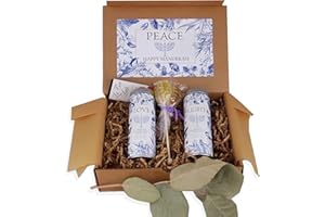 LA TEA DAH Hanukkah Tea Gift Set | Two Tins of Fancy Tea in Festive Love & Light Packaging | Hanukkah Gifts for Women and Men | Chanuka Holiday Tea Sampler