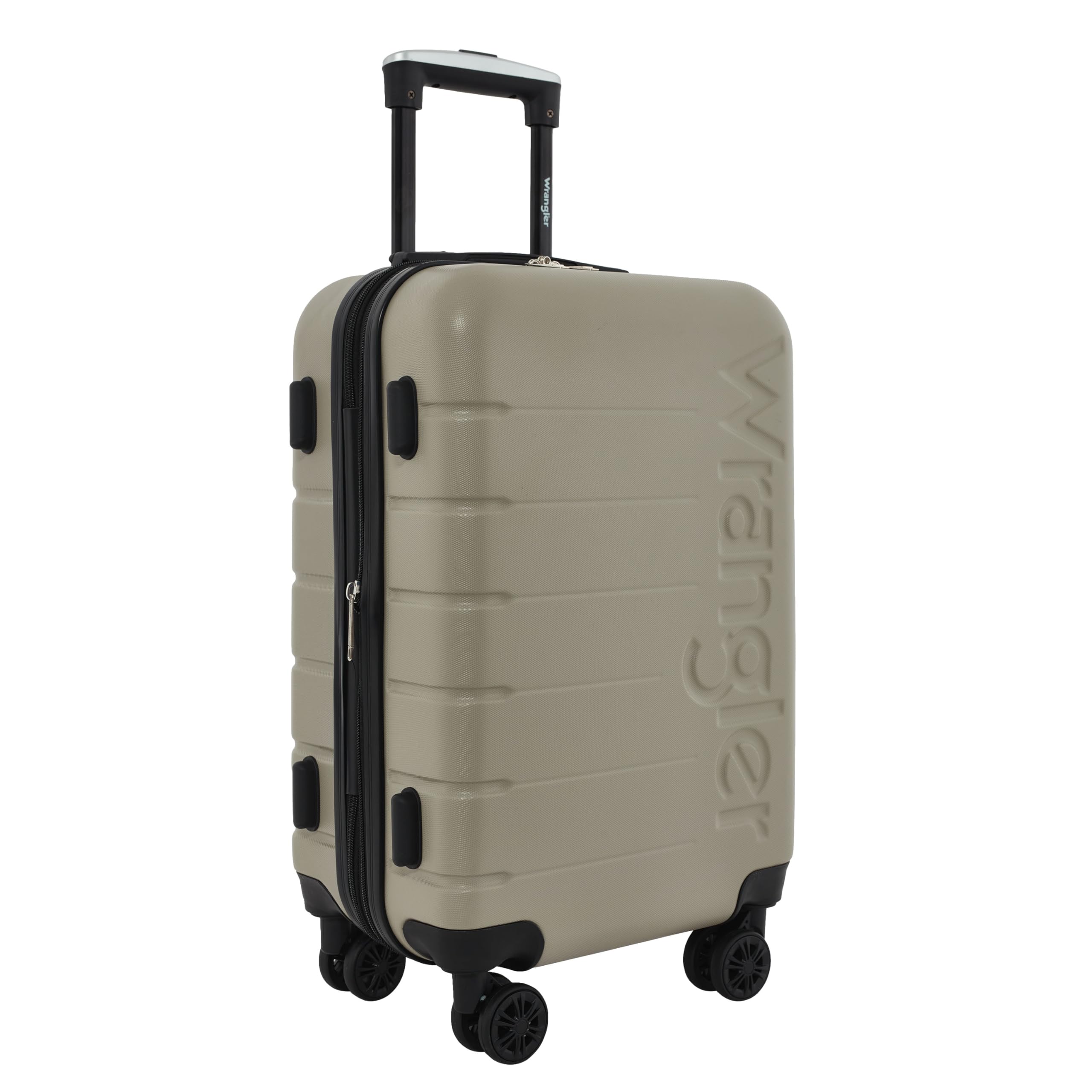 Wrangler Maverick 3 Piece Luggage Set, Silver Sage