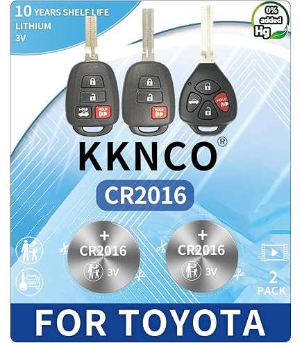 Philips CR2032 Coin Battery For Toyota Avalon, Avanza, Aygo Key Fob Remotes – 1 Pack