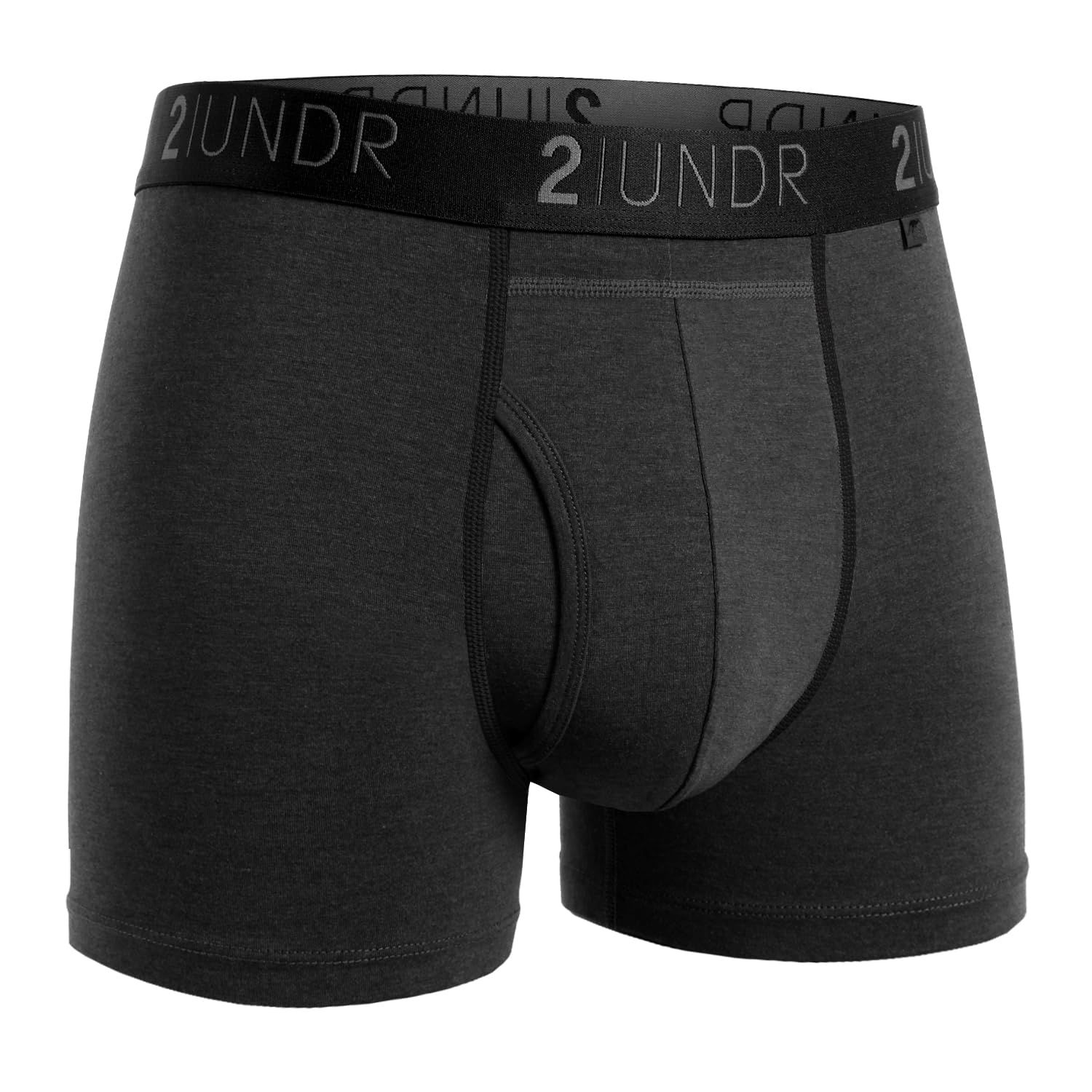 Photo 1 of 2UNDR Swing Shift 3" Boxer Trunk Underwear Onyx
