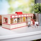 Melissa & Doug Show-Horse Stable Wooden Play Set Animal Toys Ages 3-5+ view 8