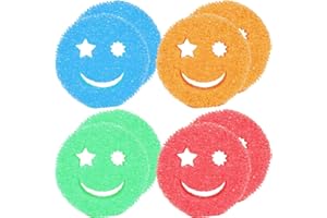 8 Pcs Color Sponge - Scratch-Free Multipurpose Dish Sponges for Kitchen Bathroom Made with Polymer Foam Temperature Controlle