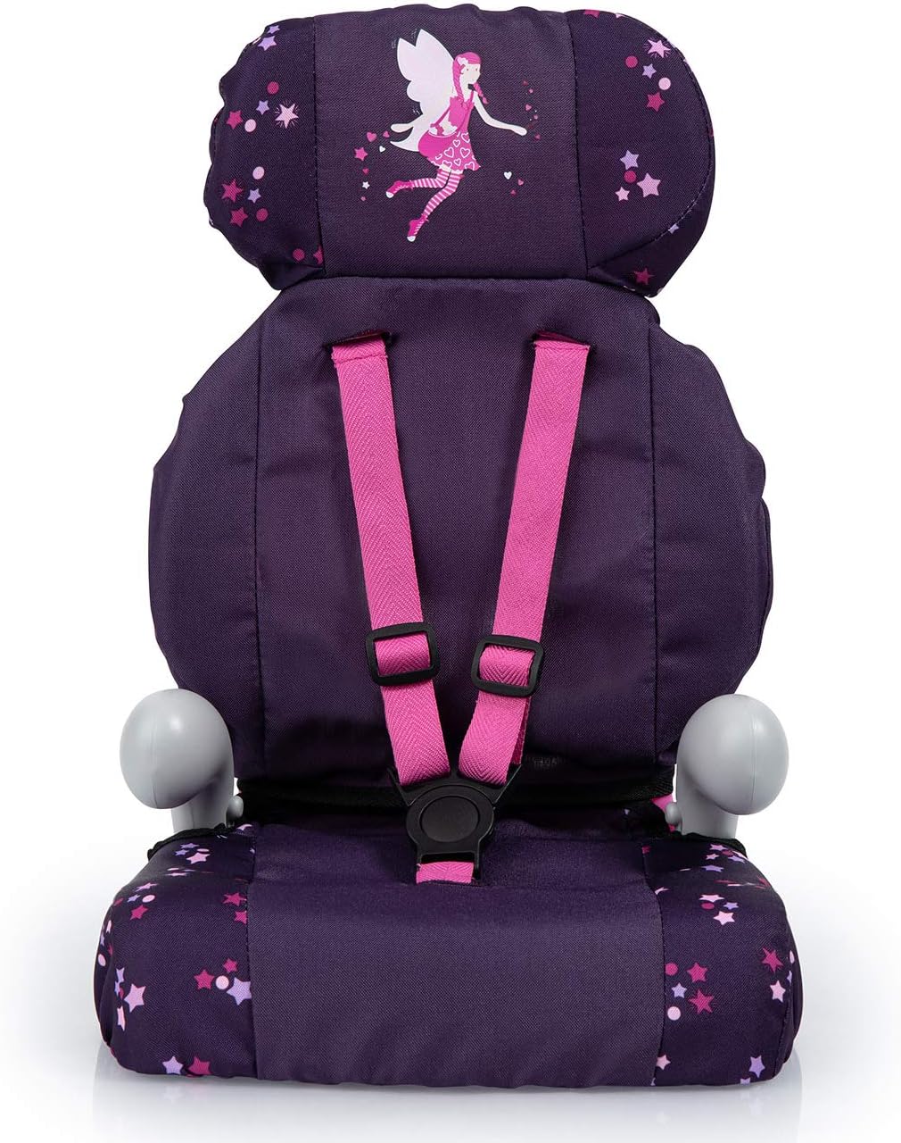Doll's car, booster seat, doll accessories, Purple, With Fairy and Pattern, 25 x 21 x 40 cm - Image 4
