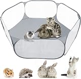 MAIKEHIGH Small Animal Playpen Pop Up Cage Tent 120x38 cm Portable