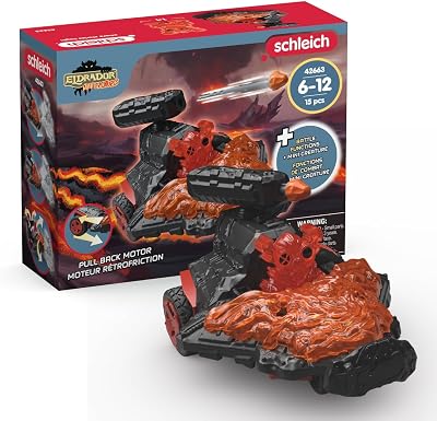 42663 Vehículo a reacción de Lava con minicriatura, a Partir de 7 años, ELDRADOR Creatures - playset, 15 Piezas