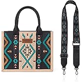 Montana West Wrangler Aztec Tote Bag for Women Western Top Handle Handbags and Purses