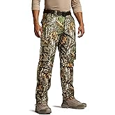 GINGTTO Men's Hunting Pants Camo Cargo Tactical Pants Lightweight Insulated Clothes Brush