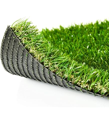 Amazon.com: Griclner 人造草坪草坪草坪2.0 公分逼真合成草墊,室內戶外