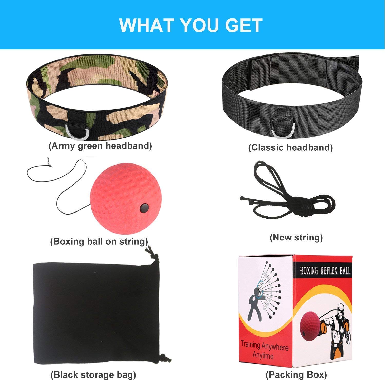 ball on string headband