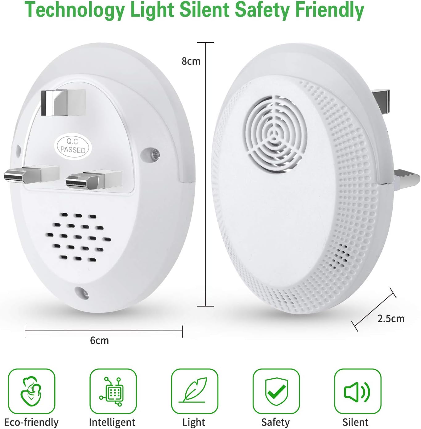 Rat Repellent Indoor Plug In Insect Repellent Mice Rats T98 Ultrasonic Pest Repeller Fleas Bed Bugs