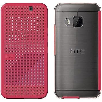 HTC Dot View Ice Premium Hülle Case Cover Schutzhülle für HTC One M9