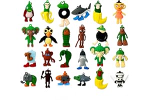 BubblyJoy Italian Brainrot, Tralalero Tralala, Tung Tung Tung Sahur 24 Viral Animals, Funny Animals 2.5", Decorations Gifts for Fans Office Room Figurine Decor