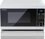 Sharp YC-MG81U-W 28L 900W Microwave with 1100W Grill White view 2