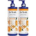 Dr Teal's Glow & Radiance with Vitamin C & Citrus Essential Oils Body Lotion 18 oz Pack of 2