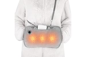 VANSMAGO Hand Warmers Rechargeable, Portable Graphene Heated Gloves Handwarmers Bag with 10000MAH Power Bank,2 Heating Area&3 Heat Modes, Fast Electric Heating Pouch for Women,Kids, Hunting,Camping&Xmas Gifts