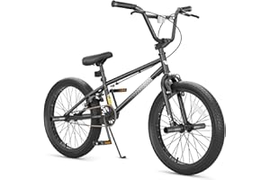 67i Boys BMX Bike 18/20 Inch Ages 8-12 Kids Bicycle with Front Rear U Brake Adjustable Seat Iron Fork 2.09" Wide Tires