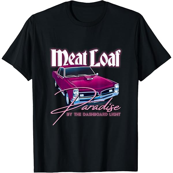 Official Meat Loaf "Anything For Love" Live Tour T-Shirt - Men's Black Band Tee, Unisex Fit, Soft Cotton