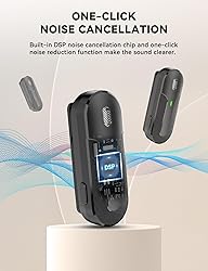 maxtopfit Wireless Lavalier Microphones for iPhone