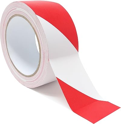 ArmaKit Hazard Tape 50mm x 33m Red/White Diagonal High Visibility
