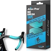 ALIEN PROS Bike Handlebar Tape EVA (Set of 2) Bianchi Green - Enhance Your Bike Grip with These Bicycle Handle bar Tape - Wrap Your Bike for an Awesome Comfortable Ride (Set of 2, Green)