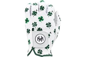 MULLIGAN HOOLIGAN® Men’s Cabretta Leather Golf Glove – Breathable Mesh, Moisture-Wicking, Premium Grip & Stand-Out Design