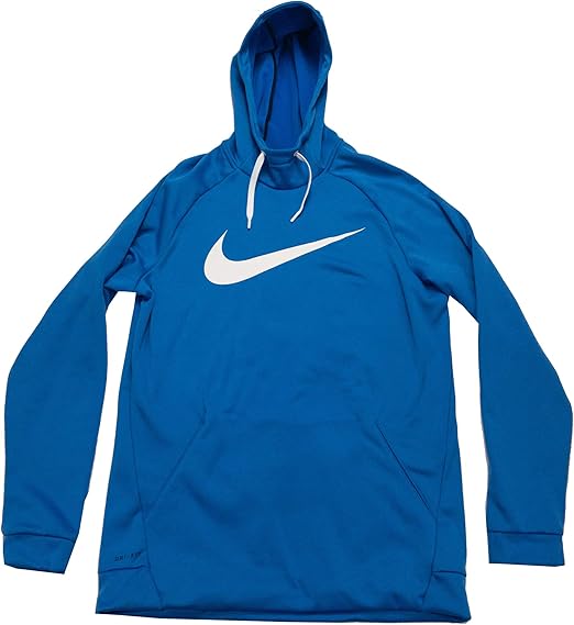 Amazon.com: Nike Therma Men's Dri Fit Big and Tall Pullover Hoodie Sweatshirt (Blue, LT): Clothing