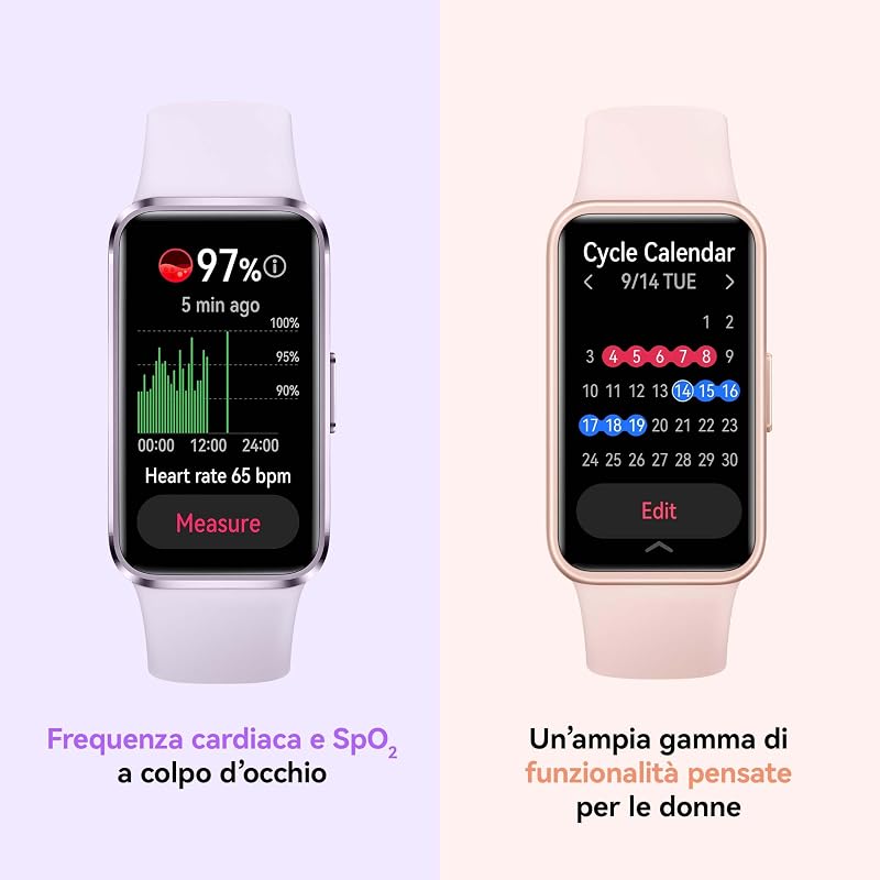 Band 10 Smartwatch, Monitoraggio del Fitness Tramite AI, Rosa
