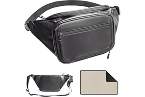 BATLFRIST Diaper Fanny Bag With Changing Pad, YKK Zippers,Wipes Pocket,Unisex,Stylish,for Excursions Short Quickly Day Out