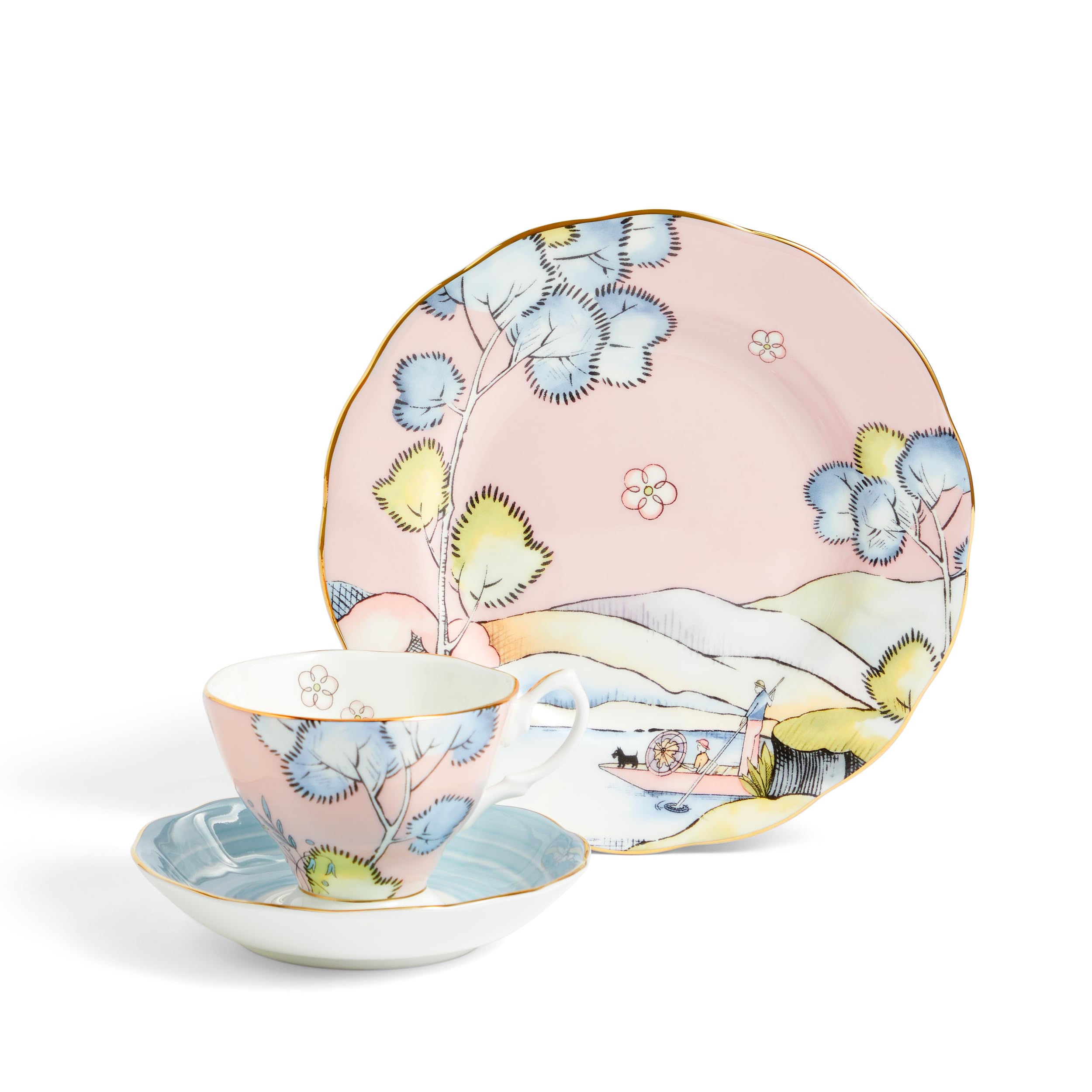 Royal Albert 1072628 TeaSet, Fine Bone China, 100 Years Teacup Saucer, Plate — image 1