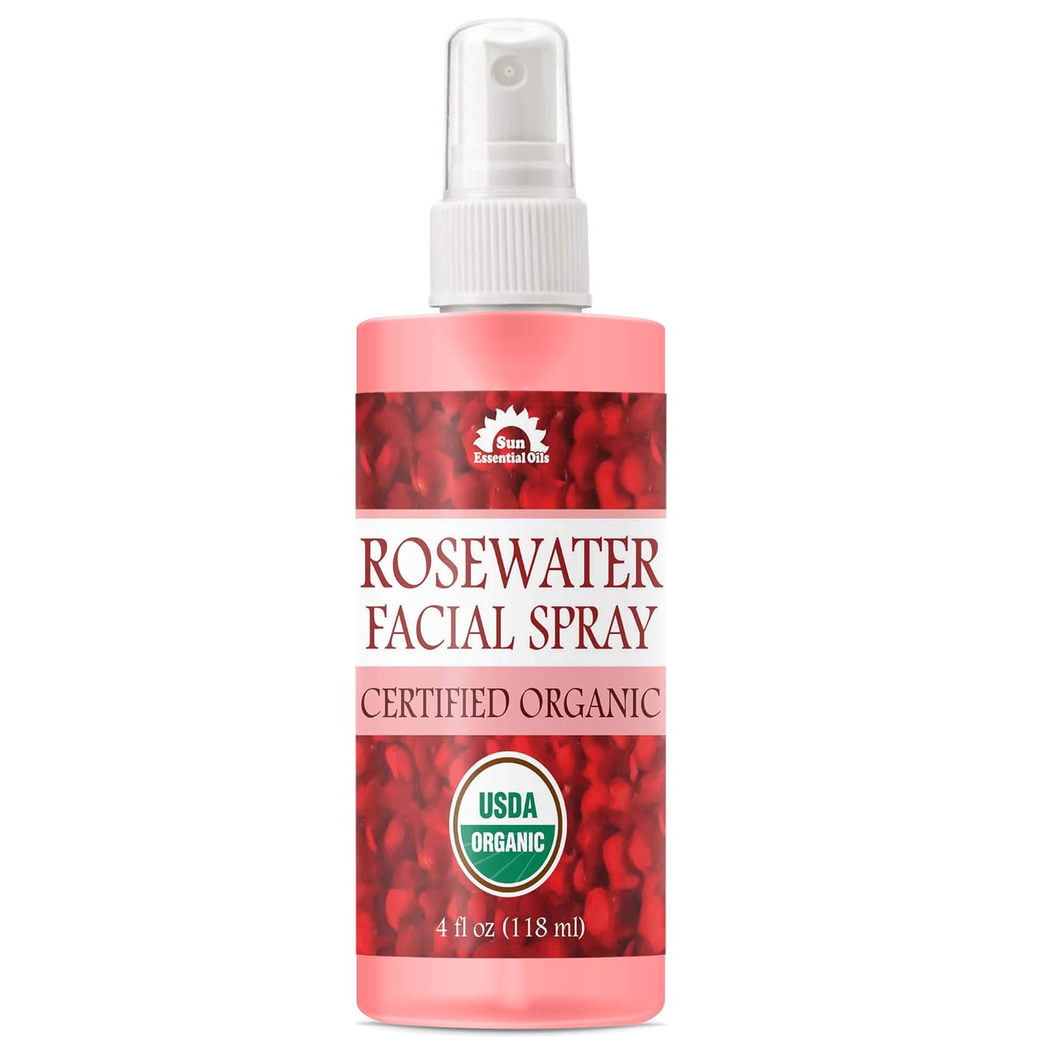 Organic Rosewater Spray (100 Pure & Natural Facial Toner