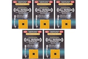 Cell Phone Enhancement Sticker, 5Pcs Mobile Phone Booster, Antenna Booster Amplifier, for Mobile Phones and PDAs, Walkie Talk