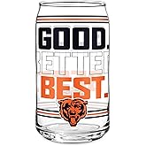 Rico Industries NFL Football Standard 16-oz Can Shaped Glass