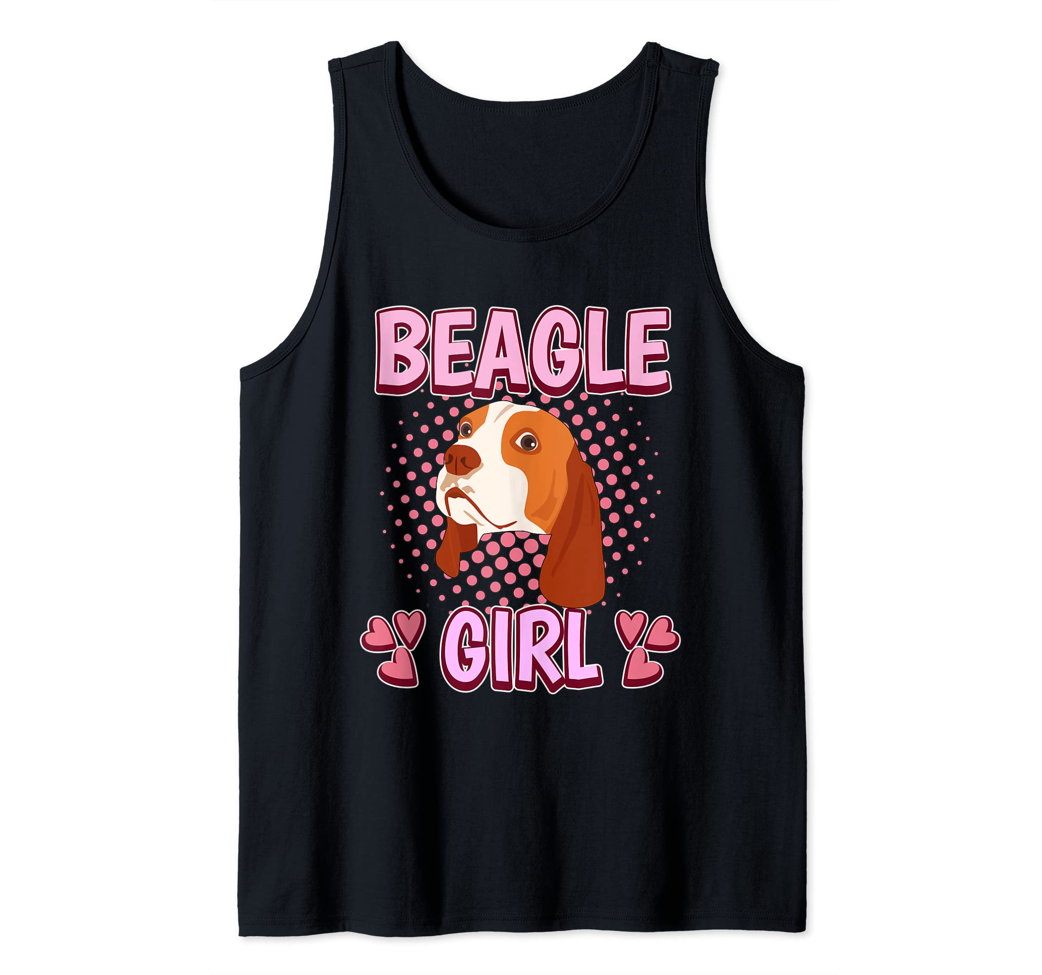 Womens Beagle Girl Dog Beagle Tank Top