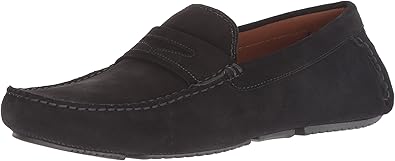 mens black suede drivers