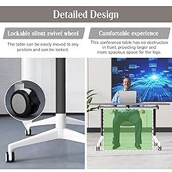 SOIUDNEB Conference Table,Wooden Folding Conference