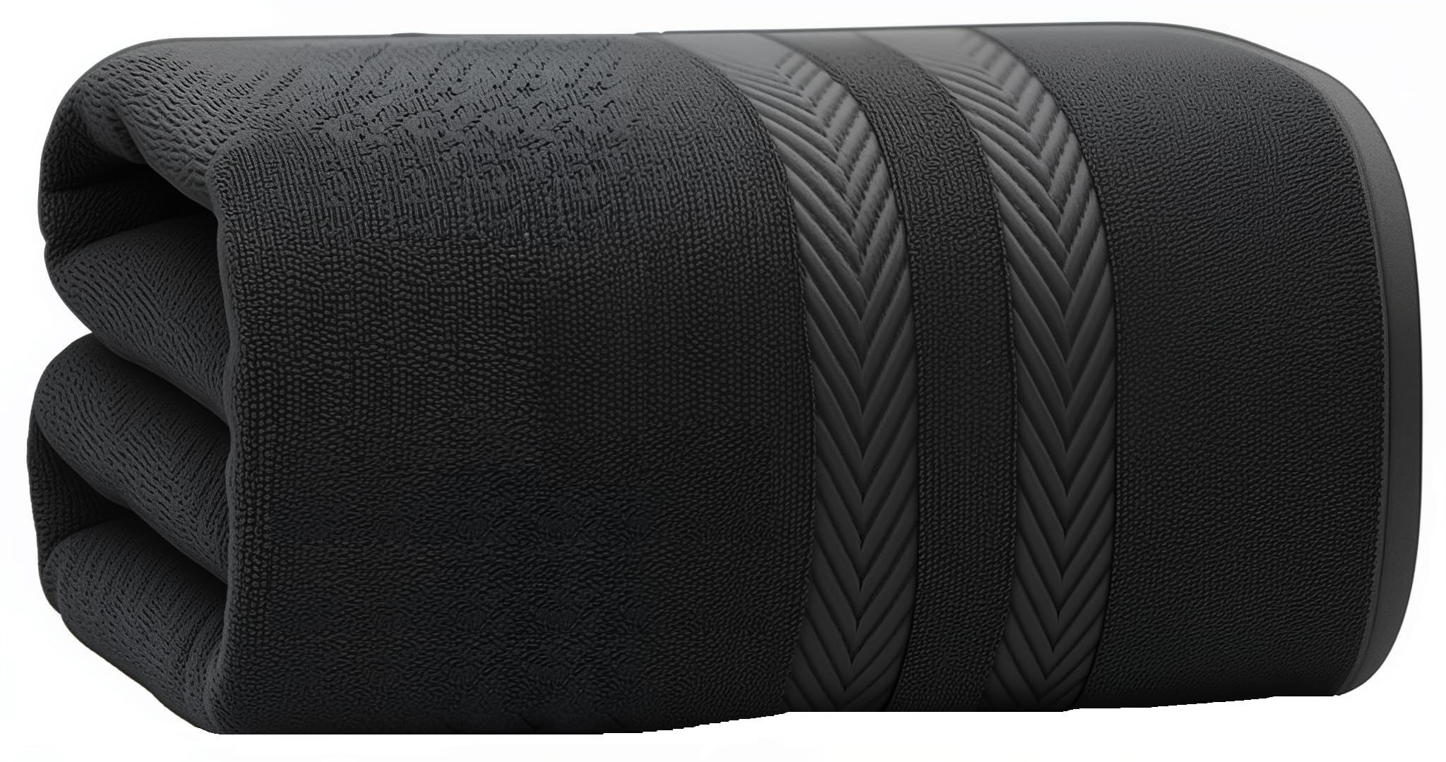 Towels Extra Large Super Jumbo Bath Sheets (100 x 200 cm, 600-GSM) Big Beach Bath Sheet 100% Egyptian Cotton Ultra Absorbent (Pack of 1 and 2) Quick Dry Hotel Quality Set (1, DN-04)