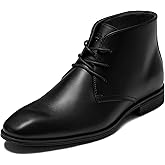 Holy dove Men's Lightweight Dress Boots Leather Ankle Oxford Boot