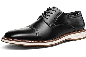 MERIDOS Men's Dress Shoes Business Formal Wingtip Casual Oxford Shoes