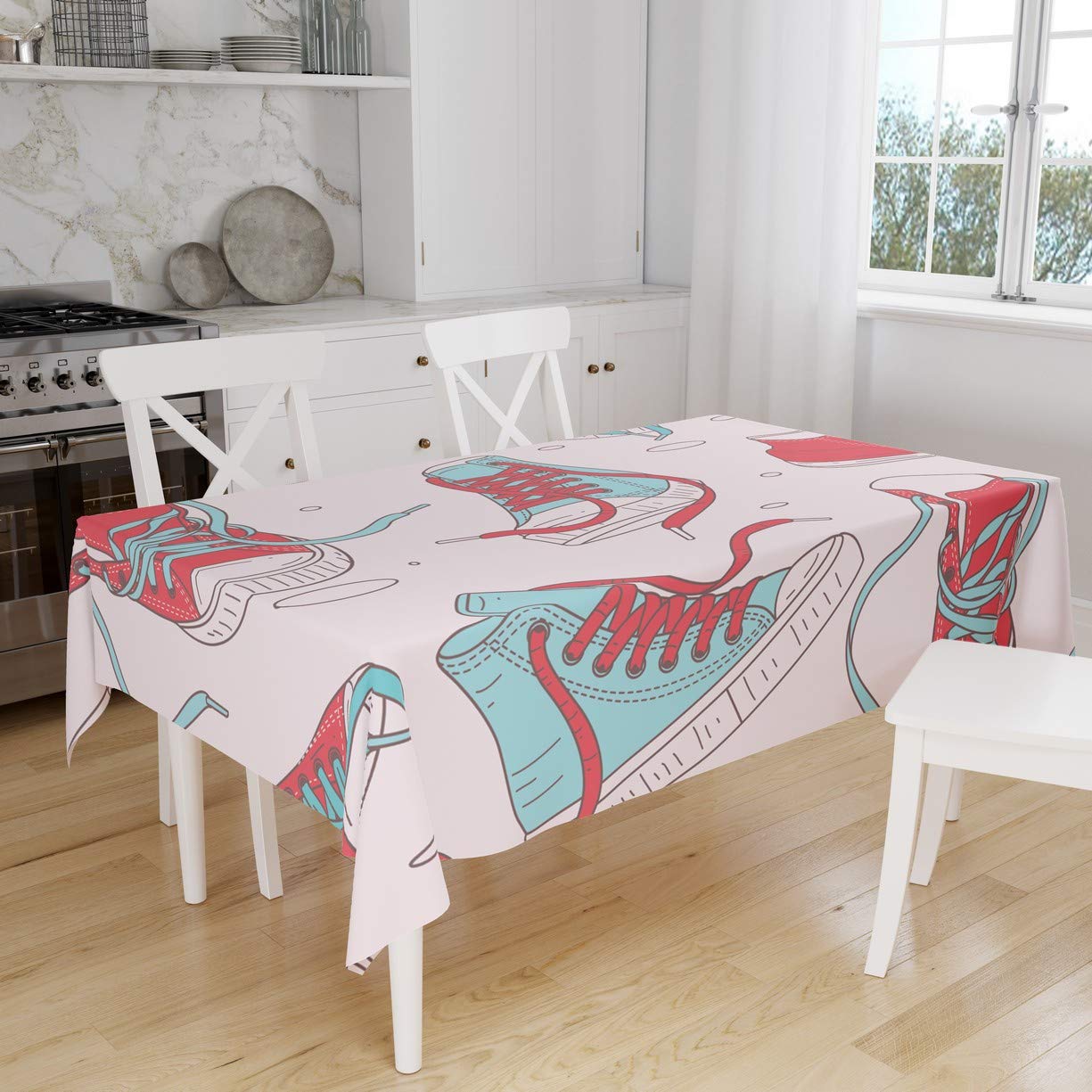 Bonamaison Kitchen Decoration, Tablecloth, 140cm x 160cm - Designed and Manufactured in Turkey