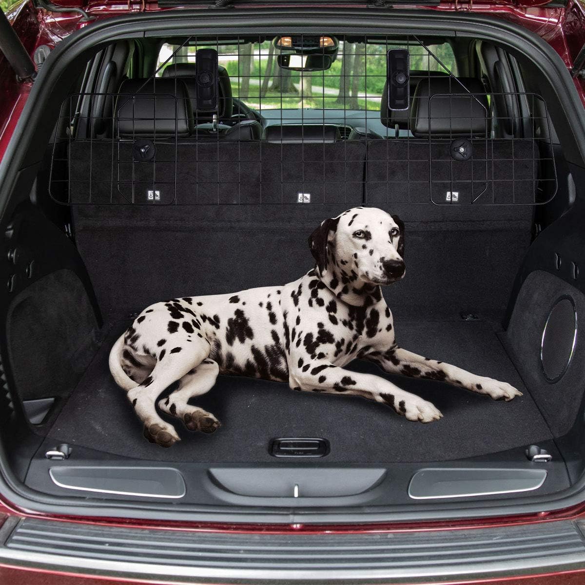 VaygWay Dog Car Pet Barrier – Adjustable Pet Gate Dog Fence – Vehicle Separation Dog Pet Barrier - Universal SUV Car Vehicle Fit: Automotive