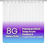 LiBa Bathroom Shower Curtain - Waterproof Plastic
