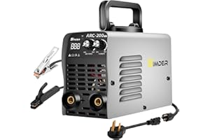 S SIMDER SSimder Mini Stick Welder 110V 220V Dual Voltage 4.98LB Portable Welding Machine IGBT Inverter ARC Force Adjustable ARC Welder for Workshop Outdoor Supports E6013 E7018 Rods 1/16" 1/8"