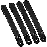 Perfect Fit Shield Wallets Duty Belt Keeper with Double Snap Closure (Pack of 4)