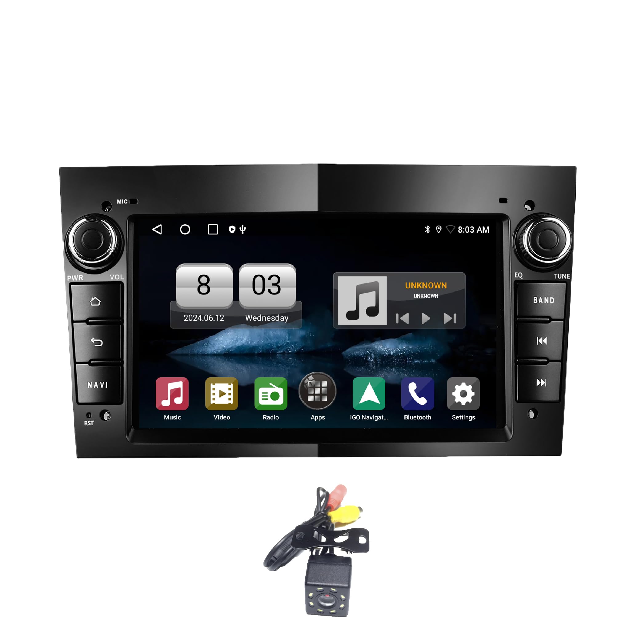 Amaseaudio Android 14 Car stereo 7inch [2+32GB] for Opel Corsa Astra Vectra Zafira Antara Meriva Vivaro Combo, Wireless Carplay Android auto, DSP+, Support 4G Wifi/Bluetooth 5.0/GPS navi