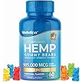 WELLUTION Hemp Gummies – High Potency 985,000 MCG – Natural Fruity Bear for Relaxation and Peace - Fast-Acting - 60ct
