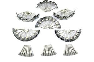 Merryland Mini Steel Brush Set for Dremel - 72 Pack, Including Pen, Wheel, Cup, Polish, End Brushes - Rotary Tool Accessory, RMTA072C1