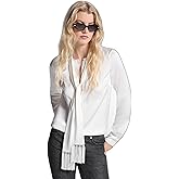 Michael Kors womens Fringe Bow Blouse